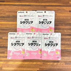 UHA味覚糖 シタクリア タブレット クリアピーチ味 5袋