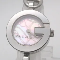 未使用♡グッチ 時計 レディース ピンクシェル GUCCI グッチ ピンクシェル QZ 1500L 腕時計 【12d410f5