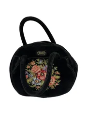 RE212 FEILER フェイラー　シェニエール　楕円形　ハンドバッグ　ブラック　レディース