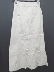 ◇ GLOBAL WORK グローバル シンプル カジュアル ロング フレア スカート サイズM ライトベージュ レディース P  【1407260003809】