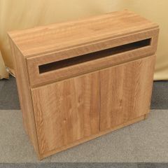 中古】 キャビネット 収納 引出し 光沢木目 幅45.5cm 奥行30cm 中古】 キャビネット 収納 引出し 光沢木目 幅45.5cm 奥行30cm