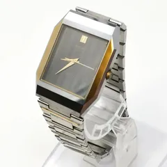 SEIKO セイコー DOLCE ドルチェ 6030-5400　文字盤ブラック　クオーツ　メンズ腕時計　動作未確認　管理番号KKVHAKO81