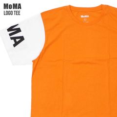 【送料無料】新品 モマ MoMA Logo Tee Tシャツ ORANGE オレンジ メンズ