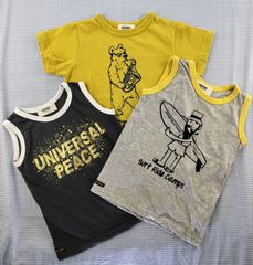 ラッドチャップ RADCHAP Tシャツ タンクトップ 3枚セット 110cm 子供服 中古