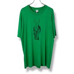 【Rare】 90s The Scream Art Print T-Shirt 【XL】 90年代 ムンクの叫び アート エドヴァルドムンク プリントTシャツ グリーン アメリカ製 USA製 シングルステッチ