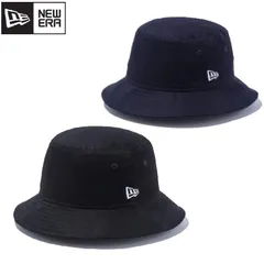 新品 NEWERA ニューエラ バケットハット バケハ 帽子 ハット 無地 ロゴ 刺繍 シンプル ユニセックス メンズ レディース 紺 ネイビー 黒 ブラック