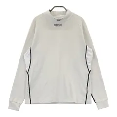 サイズ：48 MARK&LONA マークアンドロナ  裏起毛モックネック長袖Tシャツ  グレー系 [240101495072] ゴルフウェア メンズ ストスト サイズ：48 MARK&LONA マークアンドロナ 裏起毛モックネック長袖