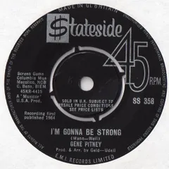 英7” Gene Pitney Im Gonna Be Strong SS358 Stateside /00080
