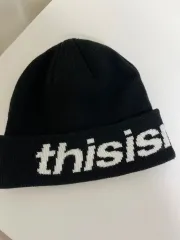 This is never that ビーニー　値下げ交渉可能 thisisneverthat SP-Logo No Cuff Beanie 4FT1083