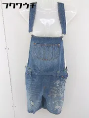 ◇ 豊天商店 ブーデンショウテン ハローキティ オーバーオール サイズ L インディゴ レディース  【中古】 【1110150010343】