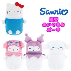 サンリオキャラクターズ ハローキティ/マイメロディ/クロミ/シナモロール 縦型ぬいぐるみポーチ 小物入れ 雑貨 キャラクターグッズ ZTNP1(686207/686214/686221/686238)