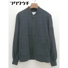 ◇ ABAHOUSE ecru アバハウスエクリュ ジップアップ チェック 長袖 ジャケット サイズ2 グレー ホワイト メンズ  【中古】 【1109030016759】のサムネイル