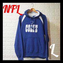 パーカー　NFL 　COLTS 　青　L程度　古着　アメカジ　USED アメフト