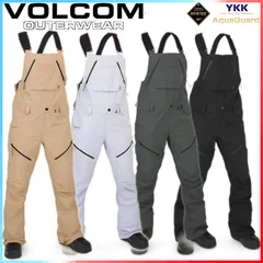 23-24 VOLCOM/ボルコム ELM STRETCH GORE BIB overall レディース 防水ゴアテックスビブパンツ スノーボードウェア スノーウェアー 2024 型落ち