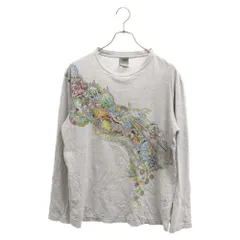 55DSL (フィフティファイブディーゼル) アニメーション プリント デザイン 長袖Tシャツ カットソー グレーのサムネイル