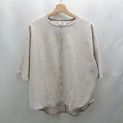 ◇ ⊂Φ BEAMS HEART ビームス ハート 半袖 カットソー サイズ表記なし グレージュ系 レディース E  【1502030004007】