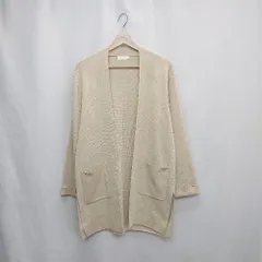 ◇ ⊂ DRESKIP ドレスキップ 長袖 カーディガン サイズM ベージュ系 レディース E  【1504210016442】