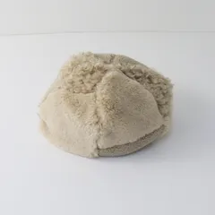 美品 サマンサモスモス Samansa Mos2 SM2 ボアパッチワークベレー帽 F/ベージュ 帽子【2400014341881】