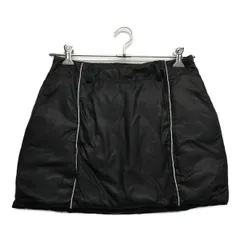 中古 レディース アディダスゴルフ adidas GOLF スカート L 黒 ブラック ダウン入り 軽量