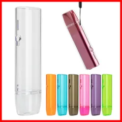 【新着商品】GUANSTD加熱式たばこ用ケース、iqos iluma one/イルマ i ワンに適用する 透明ケース。アイコスイルマ ワン対応 ケース 全面保護 耐衝撃 傷つけ防止 持ち運び便利 ストラップ付（クリア）