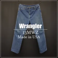 90s Vintage US古着☆Wrangler ラングラー 13MWZ デニム ジーンズ USA製 SIZE W36 ブルー 90's 90年代 人気サイズ