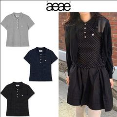 超セール！AEAE☆韓国25SS新作☆人気☆DOT PK T-SHIRTS 半袖