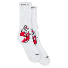 Ripndip Lord Santa Socks White 靴下 ソックス 送料無料のサムネイル