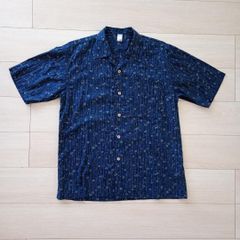 チ*ン様 50s レーヨンシャツ アトミック柄 カスリ 絣 ロカビリー