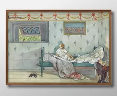 C. Larsson カールラーション　フレーム付レプリカ絵画＆ガラス版 C. Larsson カールラーション フレーム付レプリカ絵画＆アクリル版