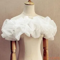 新品 ドレスアレンジ ウェディングボレロ ウエディングボレロ ショール ストール 二の腕カバー 花嫁 結婚式 二次会 披露宴 お色直し 前撮り 黒 ブラック kkk