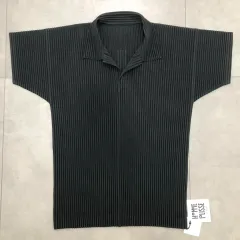 美品】【上杉柊平着用】イッセイミヤケ オムプリッセ ポロシャツ