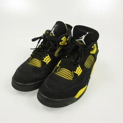 Nike Air Jordan 4 Retro \"Thunder\"レトロサンダー 2025年最新】air jordan 4 thunderの人気アイテム - メルカリ