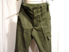 イギリス軍 実物放出品 ファティーグパンツ 表記W80L75 実寸W66～79cmL74～75cm ベイカーパンツ ブリティッシュアーミー ビンテージ01