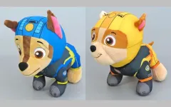 【中古】ぬいぐるみ 全2種セット モーター・パウBIGぬいぐるみ～チェイス・ラブル～ 「パウ・パトロール」