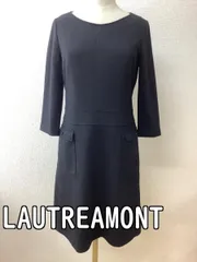 ロートレ・アモン LAUTREAMONT 黒ワンピース ウール サイズ38
