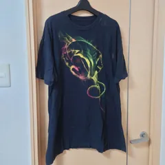 ブラック Tシャツ ビックシャツ VINTAGE Ｌサイズ