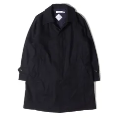 美品 NONNATIVE ノンネイティブ コート ゴアテックス メルトン ステンカラーコート DWELLER COAT W/N/P LIGHT MELTON WITH GORE-TEX INFINIUM 20AW ネイビー 紺 ０ アウター ジャケットのサムネイル