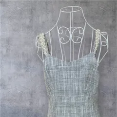 LILY BROWN  CANDY STOCK パールビジューキャミワンピース フリーサイズ