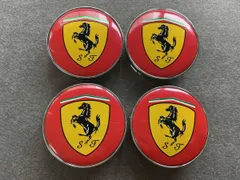 フェラーリ Ferrari ホイールキャップ ホイール ハブキャップ センター キャップ保護 防塵 4個セット 外径60mm T420番