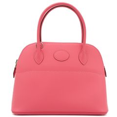 エルメス HERMES 2WAYバッグ ボリード27 ヴォーエプソン ローズアザレ シルバー金具 ショルダー  D刻印 【箱】【中古】