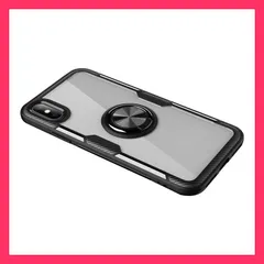 ★売れ筋★ iPhone ガラスフィルム 付き iPhone XR XS Max X SE3 SE2 ケース リング付き iPhone11 Pro Max カバー クリア iPhone8 7 6s 6 Plus
