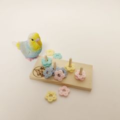 V11 自然素材 ハミハミ吊り下げおもちゃ 文鳥 インコ バードトイ