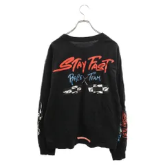 CHROME HEARTS (クロムハーツ) 22SS PPO STAY FAST RACE TEAM LS MATTY BOY マッティボーイ ステイファストプリント 長袖Tシャツ ロンT ブラックのサムネイル