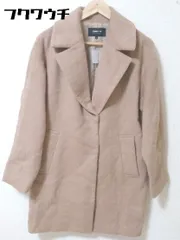 ■ COMMECAISM コムサイズム オーバーサイズ コート サイズ9 ピンク レディース  【1002800673636】