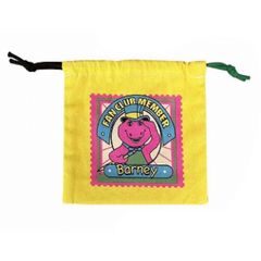 新品 🇺🇸 DRAWSTRING BAG 巾着袋【DINOS】ディーノ 両面プリント POUCH ポーチ アメリカン雑貨 小物入れ 給食セット 旅行 サブバッグ 入園入学 プレゼント