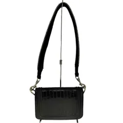 ザラ ZARA クロコ型押し ショルダーバッグ メンズ 表記無 