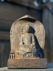 石像 石仏 持書観音仏像 祈福 学習書斎 玄関 茶道 礼仏 装飾品 工芸品