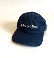 New York Times Logo Baseball Cap ニューヨークタイムズ キャップ