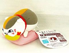 [중고]키홀더·마스코트(캐릭터) 냥코 선생님(새우 플라이/자이불 핑크) 손바닥 마스코트