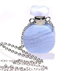 ブルーレースアゲート 香水瓶 パフューム 香水ボトル フレグランスボトル aquamarine